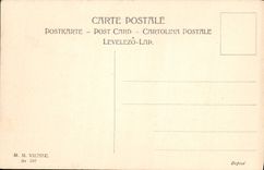 VINTAGE POSTCARD Fantasy Child Merry Easter Lamb Sheep