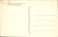 VINTAGE POSTCARD La Rochelle the Tower Saint Nicolas and the Tower of the Chain