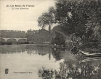 CPA Les Bords de l'Yonne Un Petit Robinson 