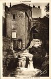 VINTAGE POSTCARD Royat Cascades of Tiretaine