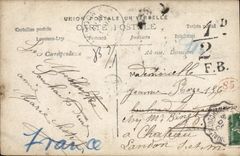 CPA Fantaisie Homme Bonne Annee 