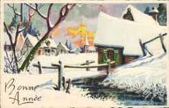 CPA Fantaisie Bonne Annee 