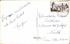 CPA Fantaisie Fleurs Heureux Anniversaire 