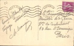 VINTAGE POSTCARD Nice the Cave of the Garden of King Albert 1st