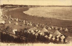 VINTAGE POSTCARD Royan the Large Cornice