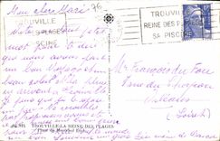 POSTAL Trouville de la VENDIMIA la reina de los lugares de las playas del mariscal de Foch