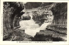 CPA Bellegarde Gouffre de la perte du Rhone 