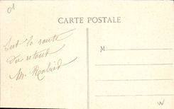 VINTAGE POSTCARD Bellegarde Falls of the Canon of the Ravelled Rhone of Malpertuis