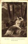 VINTAGE POSTCARD Museum of Louvre Pierre Prud' hon Portrait of the Josephine empress