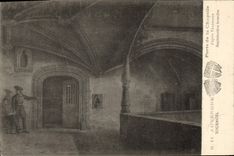 VINTAGE POSTCARD Auvergne Tournoel Carries vault