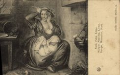 CPA Faim Foile Crime Musee Wiertz Brucelles 