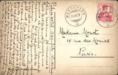 VINTAGE POSTCARD Rutli und Seelisberg Kurhaus Boat