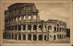 POSTAL Roma Anfiteatro Flavio O Colosseo de la VENDIMIA