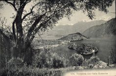 VINTAGE POSTCARD Tremezzina idiot insulated it Comacina