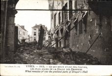 VINTAGE POSTCARD Ypres What Resie Of One of the clothiers