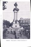 VINTAGE POSTCARD Torino Monumento has Vittorio Emanuele II