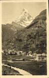 VINTAGE POSTCARD Zermatt und Matte