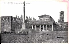 El fuori de Roma S Lorenzo de la POSTAL de la VENDIMIA la emparedó