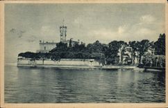 POSTAL Langenargen Schloss Montfort Bodensee de la VENDIMIA