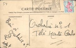 VINTAGE POSTCARD Pont has Mousson the college