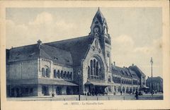 CPA Metz La Nouvelle Gare
