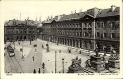 CPA Metz Place D'Armes L'Hotel de Ville