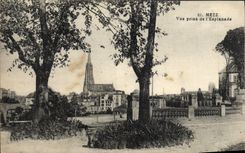 CPA Metz Vue Prise de l'Esplanade