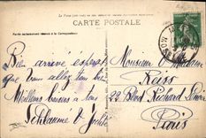 Paladar de Metz de la POSTAL de la VENDIMIA del general Governor