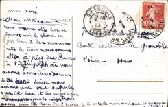 VINTAGE POSTCARD Gletscherbesteigung Climbing of U Glacier Alpinism