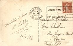 Explanada y fuente de Metz de la POSTAL de la VENDIMIA