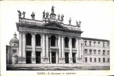 POSTAL Roma S Juan de la VENDIMIA en Laterano