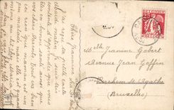 VINTAGE POSTCARD House in Belgium