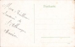 CPA Darmstadt Rheinstrasse mir Ladwigssaule