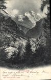 VINTAGE POSTCARD Jungfrau