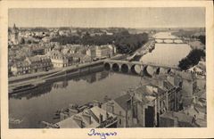 CPA Angers Vue Generale et la Maine