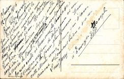 VINTAGE POSTCARD Castle of Chillon and Dents of the South Boat