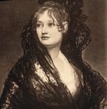 CPA Potrait of Dona Isabel Corbo de Porcel Goya National Gallery