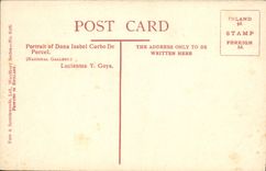 CPA Potrait of Dona Isabel Corbo de Porcel Goya National Gallery