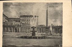 POSTAL Roma Palazzo Vaticano de la VENDIMIA