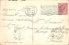 VINTAGE POSTCARD Milano Duomo Flowers