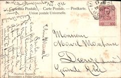 VINTAGE POSTCARD Monumento has Felice Cavallotti