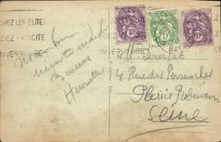 VINTAGE POSTCARD Lille the Street Faidherbe Tram