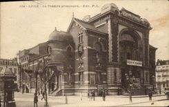 CPA Lille Le Theatre Provisoire