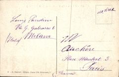 VINTAGE POSTCARD Milano Palazze detto Villa Reale E Giardini Pubblici