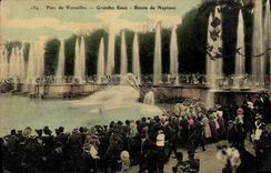 CPA Versailles Grandes Eaux Bassin de Neptune