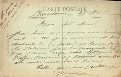 CPA Nimes Jardin de la Fontaine Bains Romains