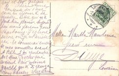 VINTAGE POSTCARD Badenweiler Left im Kurpark