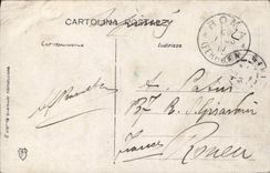 Pájaro de Saluti Roma Palatino Piazzale de la POSTAL de la VENDIMIA