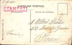 POSTAL Milano Castello Sforzesco Ponticella di Lodovico de la VENDIMIA él Moro