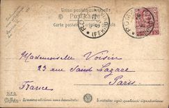 POSTAL Roma S Pletro Acquasantlera di Destra de la VENDIMIA